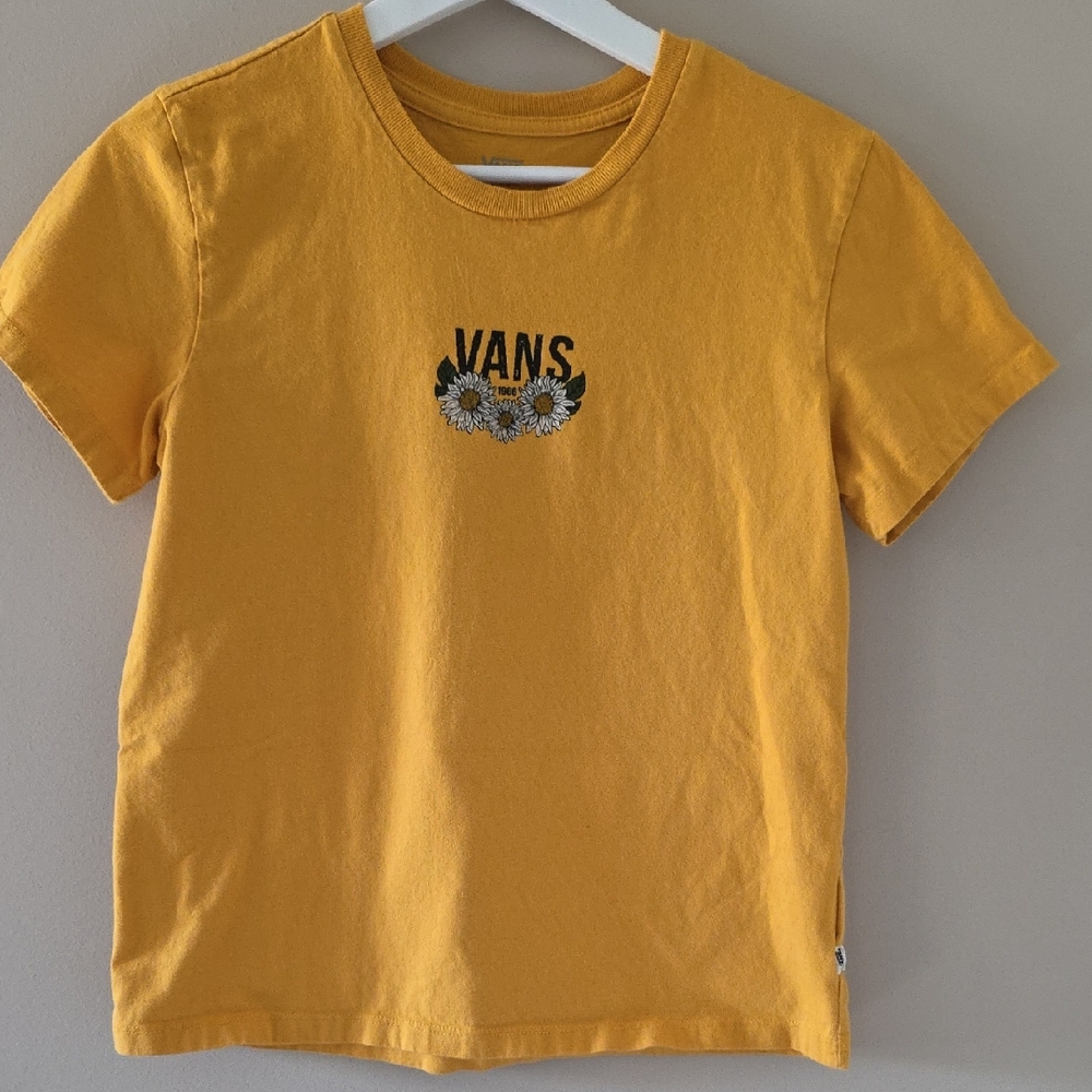 Vans Sunflower Graphic Yellow Tee